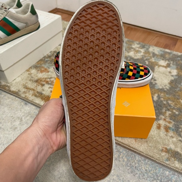 EUC Men’s Sz 12 (Euro Sz 46) Vans Old Skool Check Lace-up Sneakers Multicolored - Picture 16 of 16